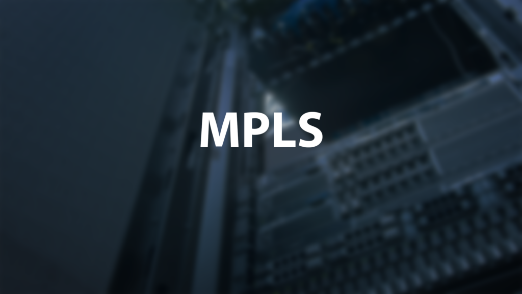 MPLS network setup tutorial image for CCNP ENARSI.