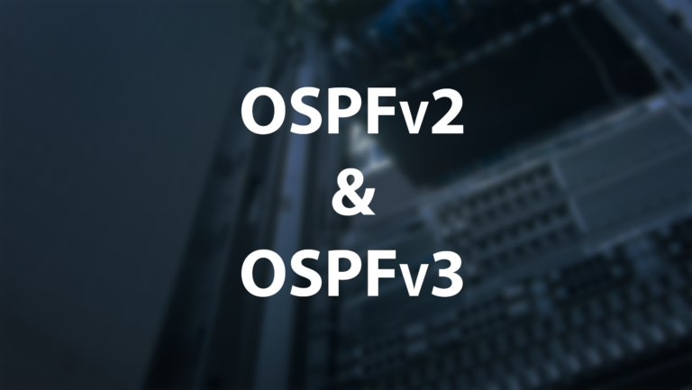OSPF version 2 and 3 setup diagram for CCNP ENARSI training.